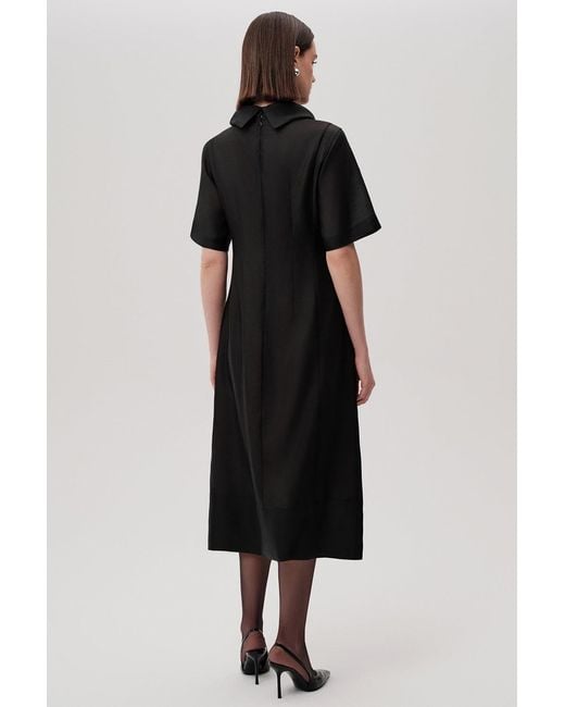 Exquise Black Jadiyn Midi Dress