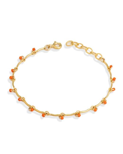 Kate Koel Metallic Coral Bracelet