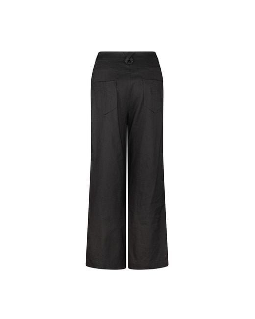 Dref Black Rome Linen Pant