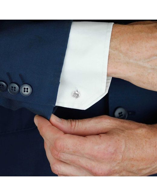 Lee Renee Metallic Poppy Cufflinks for men