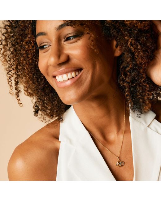 Charlotte's Web Jewellery Metallic Third Eye Chakra Vermeil Necklace