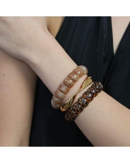 Miss Cecilia Brown Aria Beaded Bracelet Set