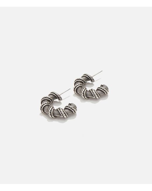Lovard Metallic Twisted Hoops
