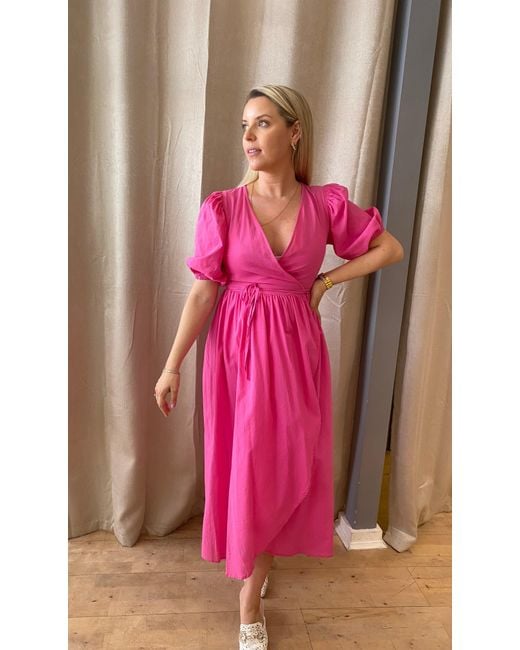 Lula-Ru Pink Belle Cotton Dress