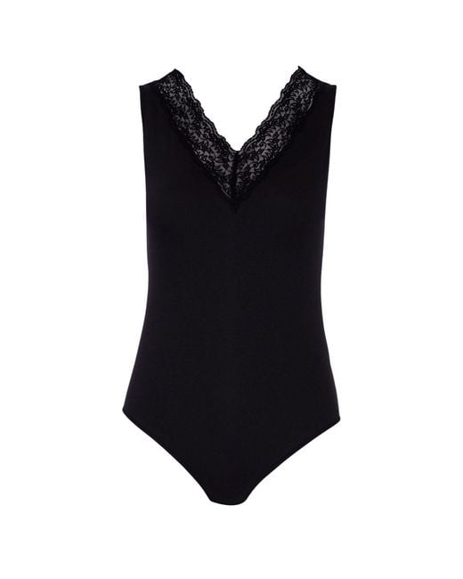 Zd - Zero Defects Black Sleeveless Bodysuit – Softness & Elasticity