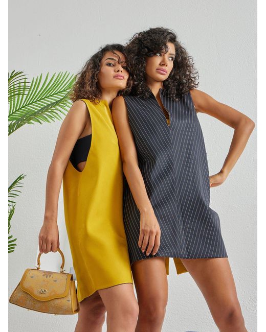 Lumina Eligma Blue Pear Reversible Dress