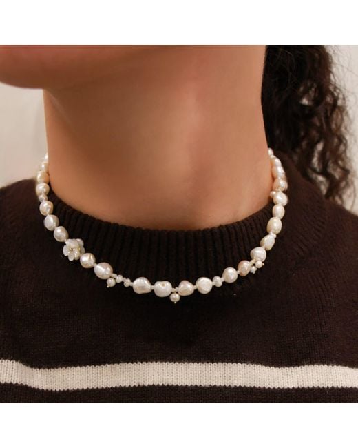 Agora Jewellery Metallic Cleito Matmazel Necklace