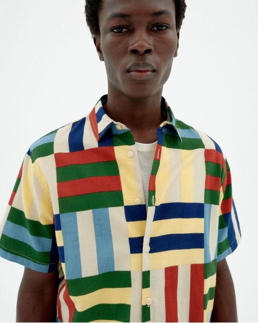 Thinking Mu Green Field Tom Shirt for men