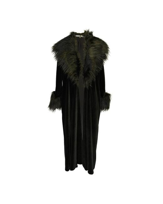 Jennafer Grace Black Penny Vixen Faux Fur Jacket