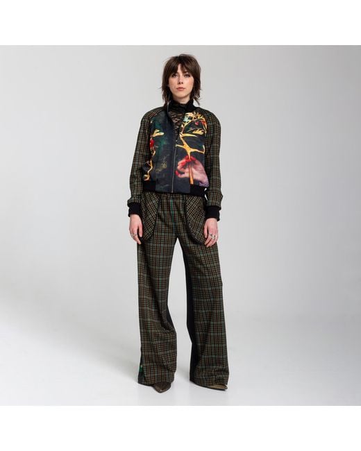 ARTISTA Black Gift Printed Bomber