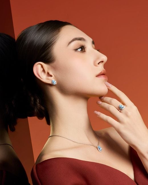 Arte Madrid Blue Casa Real Celeste Necklace