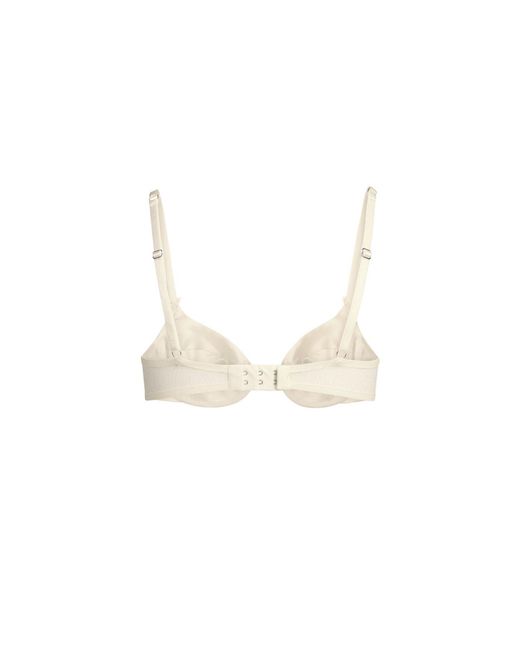 Scarlett Gasque White Neutrals Plunge Tallulah Bra