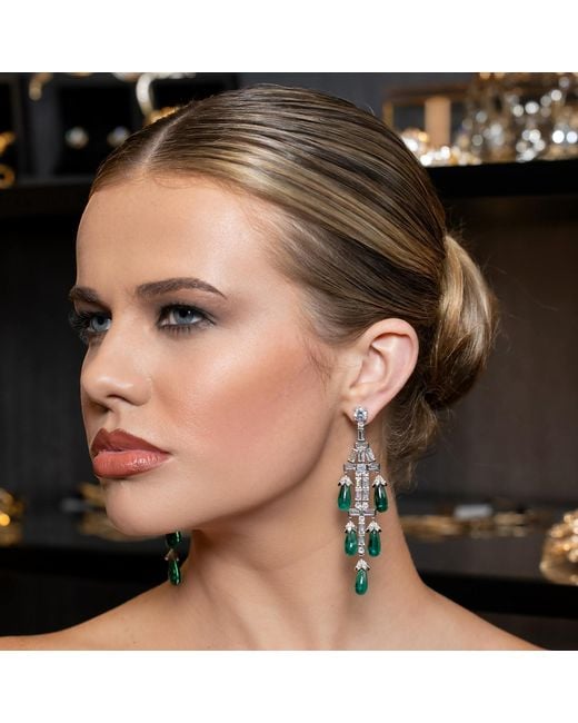 Stephanie Browne Australia White The Swanson Earrings
