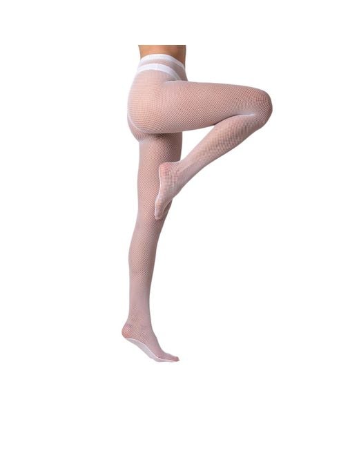Hedoine Pink The Drama — Fishnet Tights