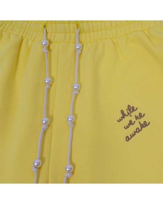 While We're Awake Yellow Pearl Sweatpants
