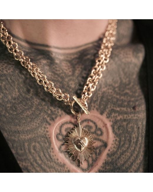 IN CAUDA VENENUM Metallic Apheia Necklace