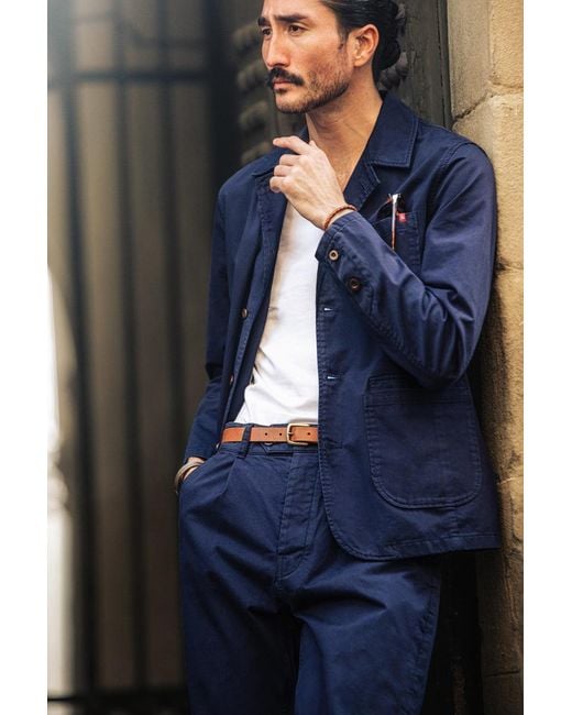 &SONS Trading Co Blue Hemingway Suit Jacket Midnight for men