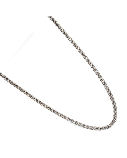 Ebru Jewelry Metallic Powerlink Stainless Steel Style Chain Necklace for men