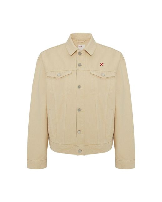 Pcfg Natural Neutrals Logo Denim Jacket
