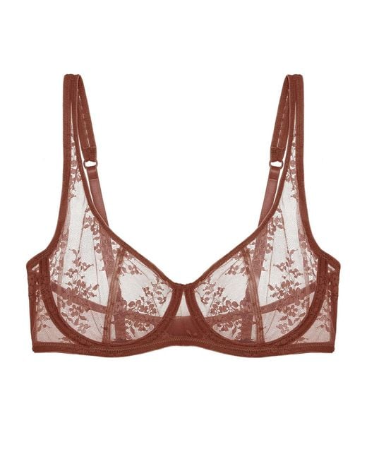 Journelle Brown Romy Demi Bra Pecan
