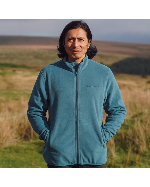 Dewerstone Green Hiker Recycled Polar Fleece Jacket for men