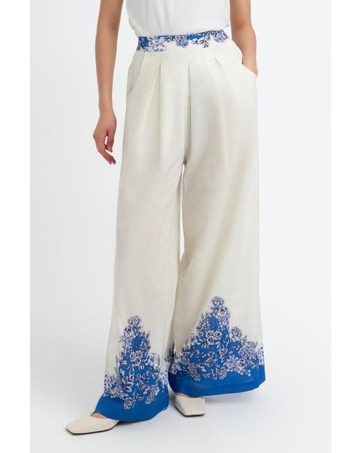 Raishma Blue Serena Trousers