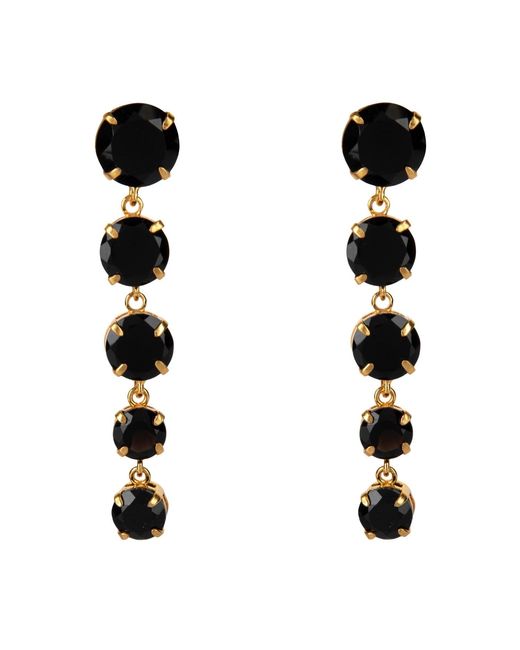 Bounkit Black Isabella Earrings