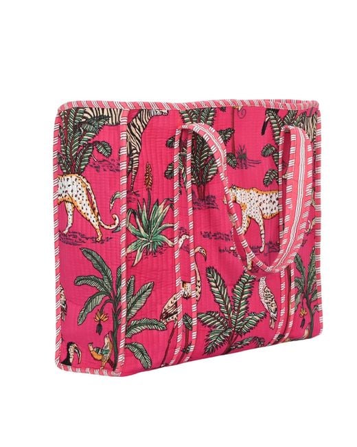 Conscious Yoga Collective Pink The Jungle Tote