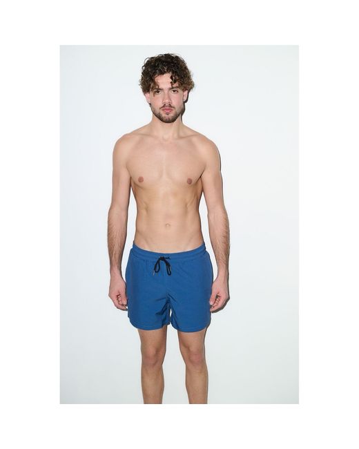 Playaluxe Blue Tulum Volley Swim Trunk Petrol for men