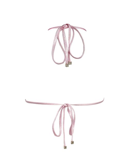 Enez Swim Pink Nova Triangle Bikini Top