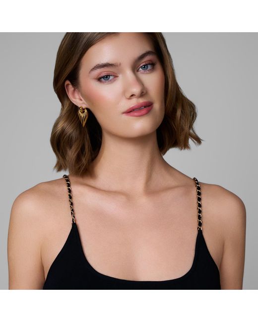 Decolet the label Black Aurelia Knit Chain Dress