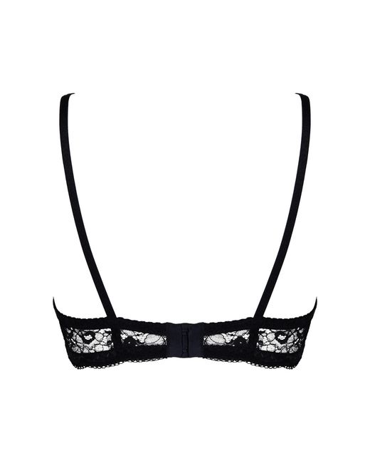 BonBon Lingerie Black Whispers Ouvert Bra