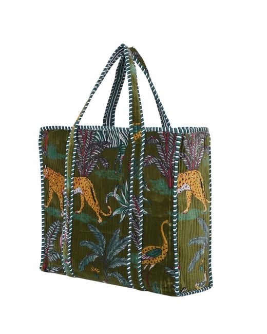 Conscious Yoga Collective Green The Jungle Tote