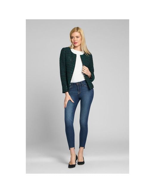 Rumour London Green Camille Tweed Jacket