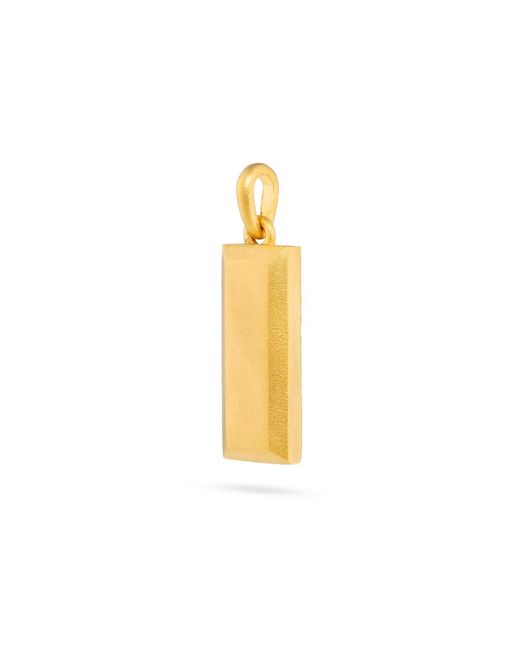 7879 Metallic Bullion Bar Pendant