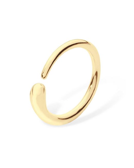 Lucy Quartermaine Metallic Single Drop Ring