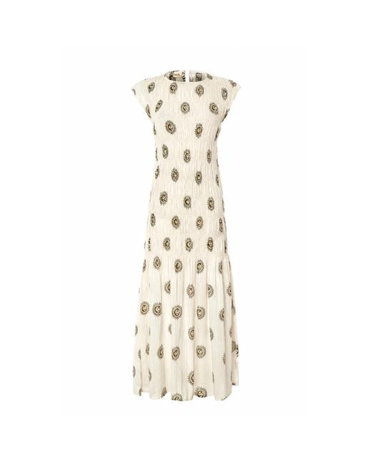 Par Y Escala Sl Metallic Bee Dress