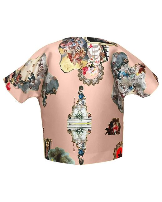 Maxjenny Pink Cropped Jacket With Bow