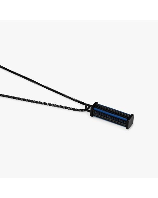 Tateossian Metallic Jagged Elements Necklace for men