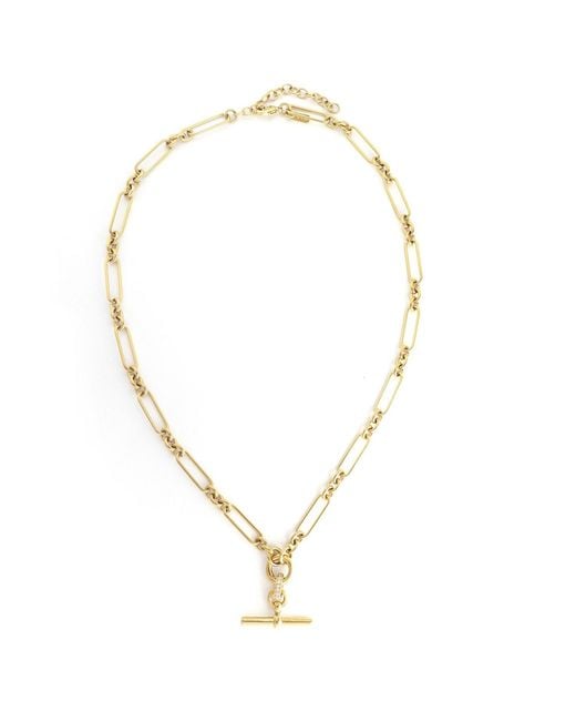 Hye Jane Jewelry Metallic Colette T Bar Necklace