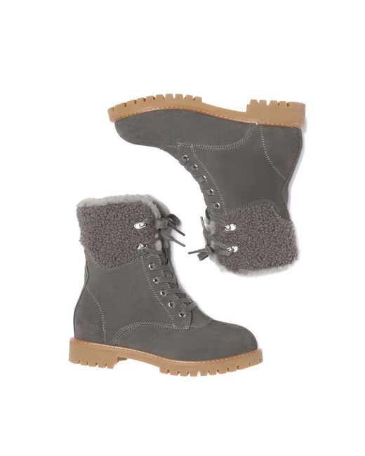 EverAu Australia Gray Sittella Fashion Chunky Boots