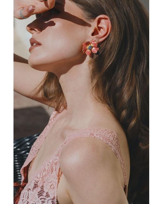 The Pink Reef Red Small Double Florals
