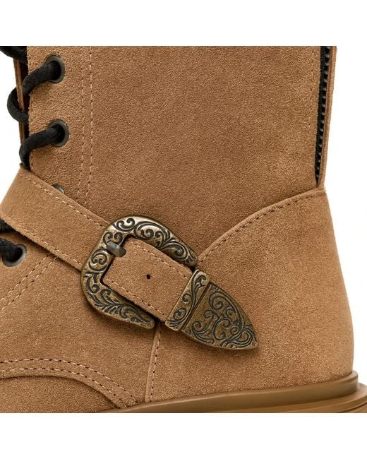 By Virgo Brown Dasara Handcrafted Leather Boot