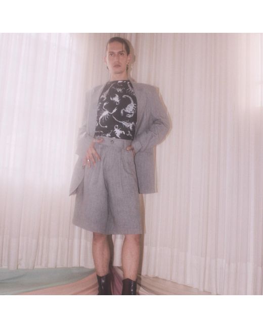 Paloma Lira Gray Blazer for men