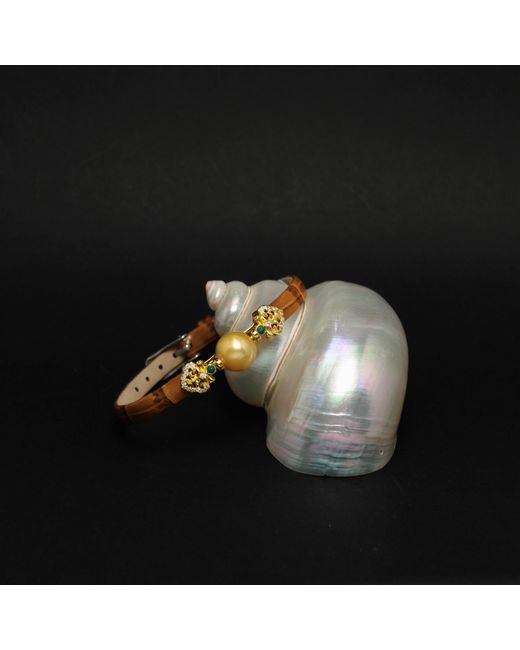 Ninemoo White Pearl Time Bracelet