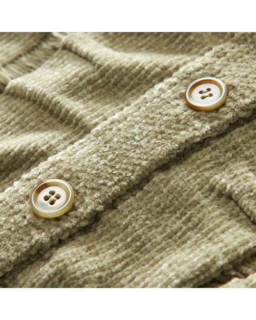 Fully Fashioning Green Avocado Lennox Ottoman Knit Cardigan