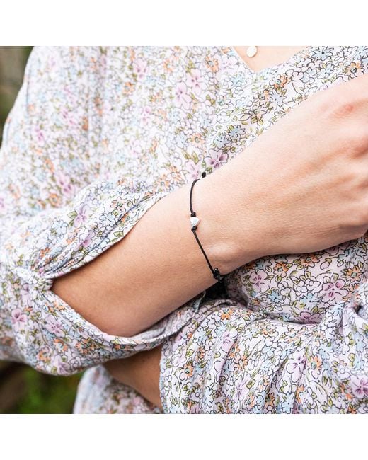 Harbour Uk Blue Heart Rope Bracelet