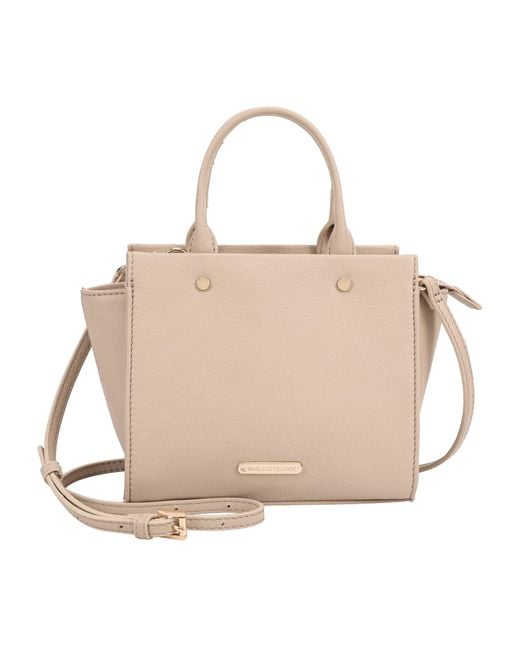 Paul Costelloe Natural Drini Leather Crossbody Bag