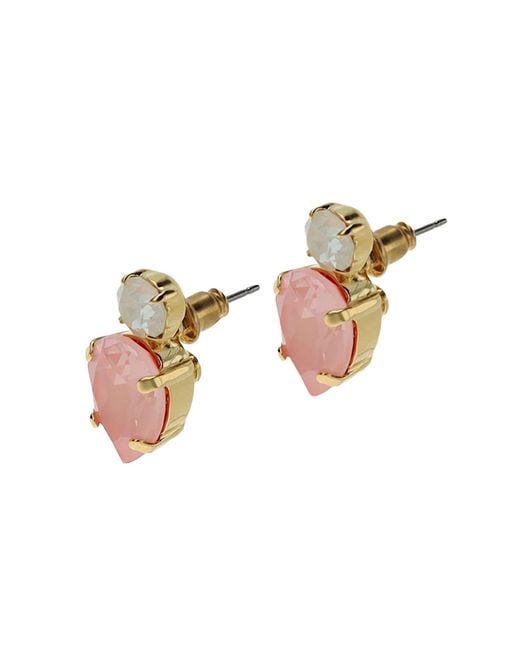 Otazu Pink Flamingo Beetle Earrings