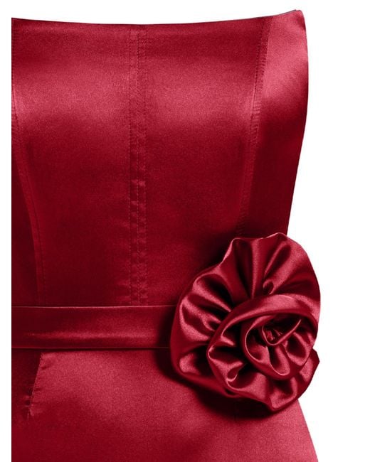 Tia Dorraine Red Handmade Rose Belt